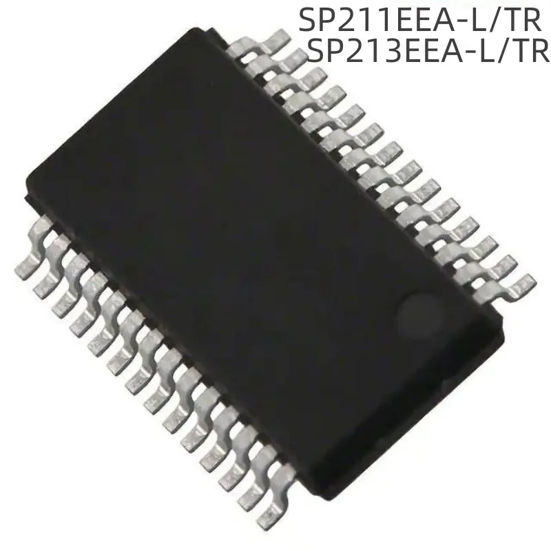 Interface driver chip ic, novo, 10pcs, sp211eea-l/tr, sp213eea-l/tr pacote sopp28