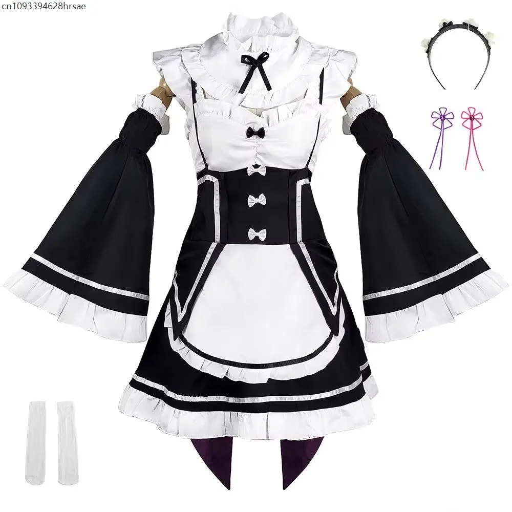 

Anime Suit Lolita Dress Japanese Anime Maid Cosplay Costume Women Loli Dress Halloween Party Suit