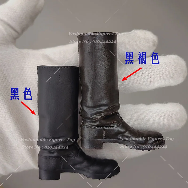 أحذية طويلة للجنود الذكور بمقياس 1/6، أحذية قتالية عسكرية طويلة، أحذية مطاطية، أحذية مجوفة تناسب نماذج الدمى المتحركة مقاس 12 بوصة