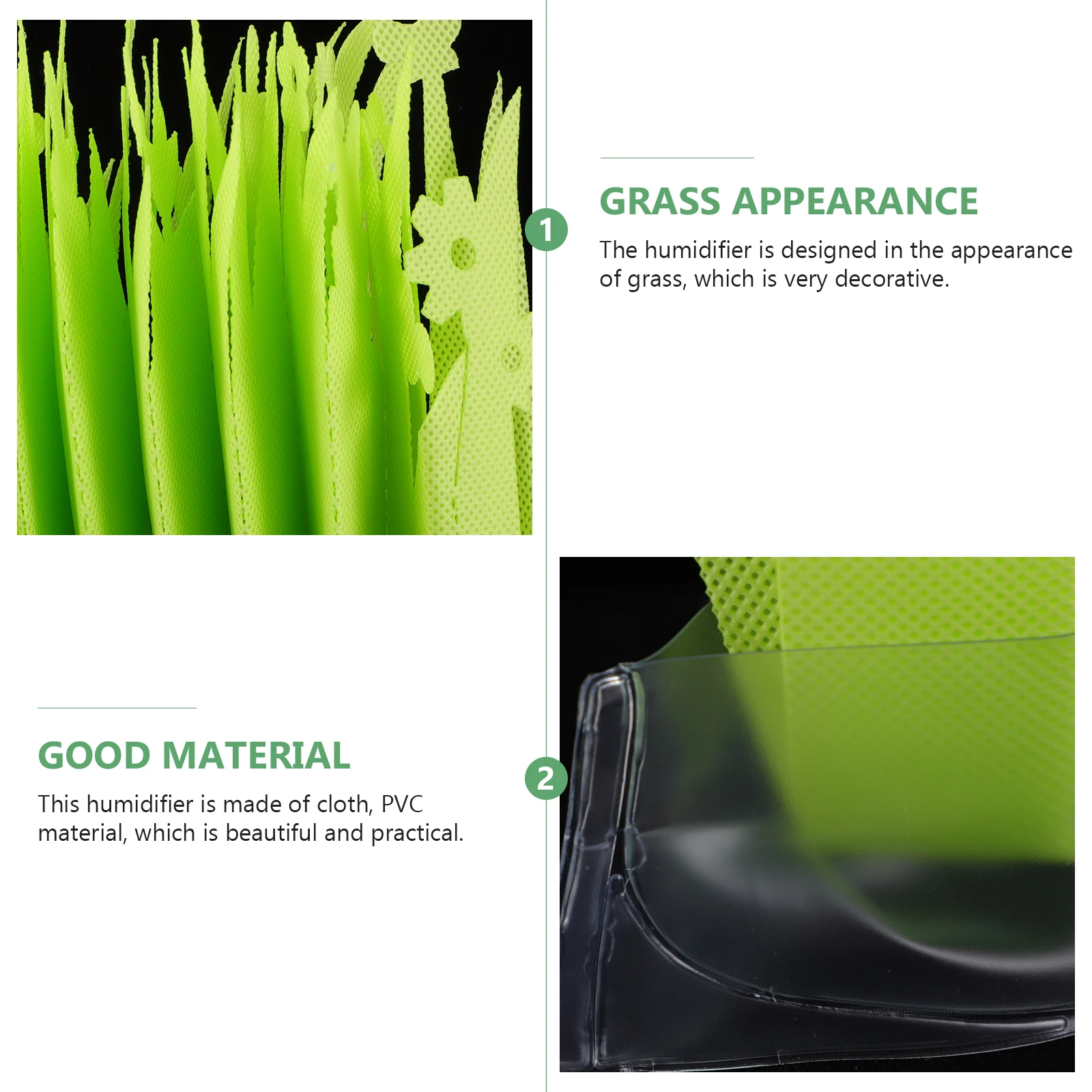 

2pcs Reptile Humidifiers High Humidity Terrarium Decor Simulated Plants Atomizer for SmallPet Box Landscaping