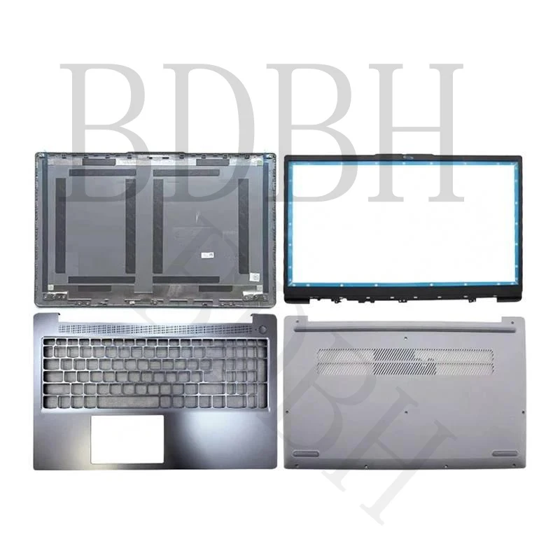 For Lenovo IdeaPad Slim 3-15IAN8 15IRU8 15ABR8 Gray Laptop LCD Back Cover Front Bezel Palmrest Bottom Case