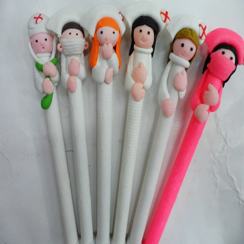 Cute Doctor Nurse Ball Ballpoint Pen for School Office Supplies Hospitals clinics gifts Pen