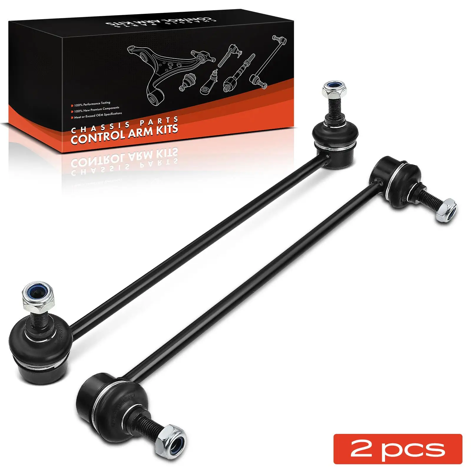 Frankberg 2x Koppelingsstang Vooras Links Rechts voor Honda Jazz II GD GE2 GE3 2002-2004 51321 SADP01 51320 SADP01 K750259
