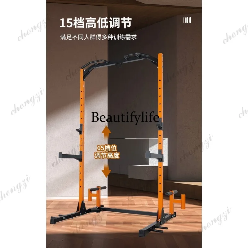 3-in-1 gantry multi-functional barbell bench push frame pull-up comprehensive fitness equipment