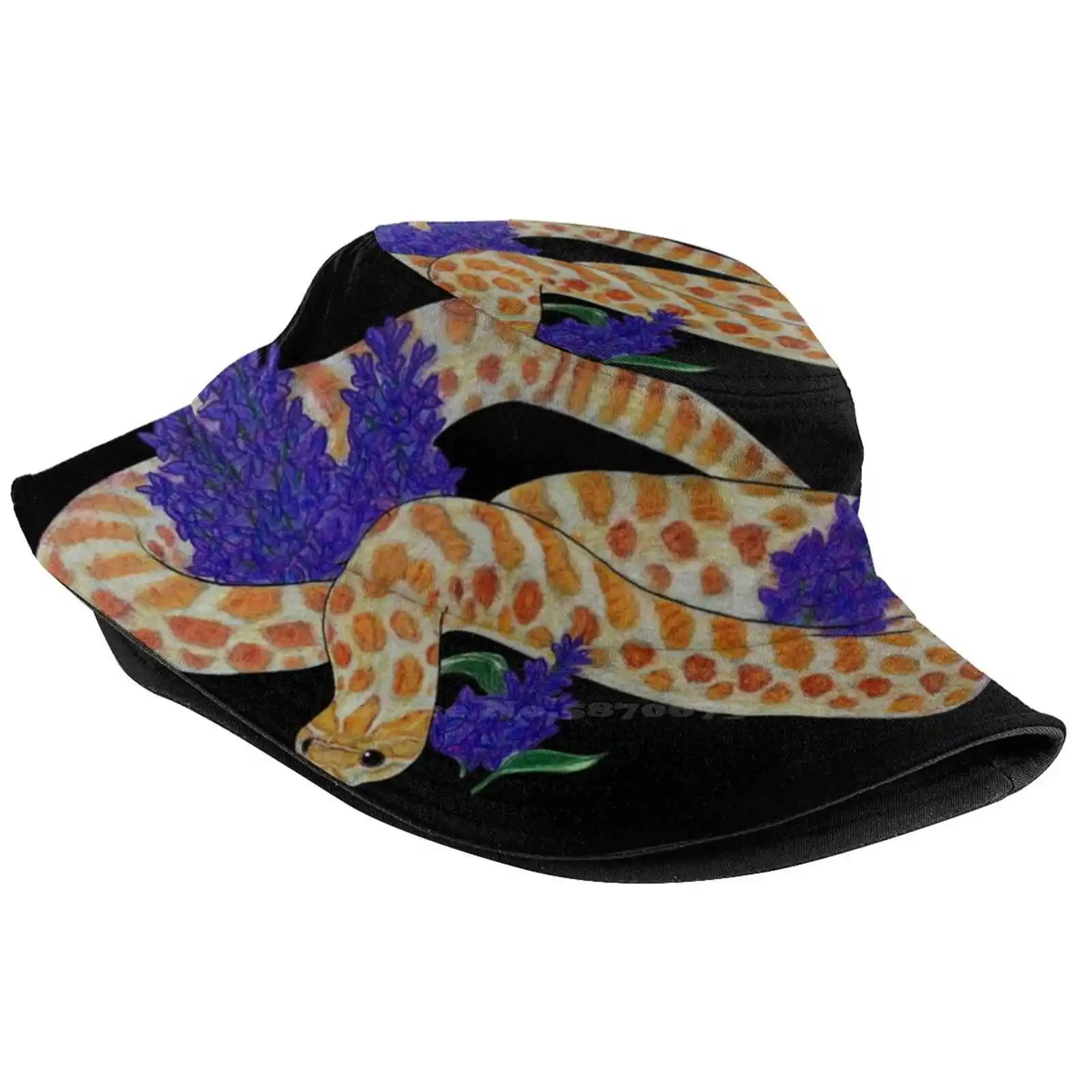 Albino Western Hognose Snake Unisex Fashion Women Men Breathable Bucket Hats Western Hognose Snake Reptiles Animal Albino Pet