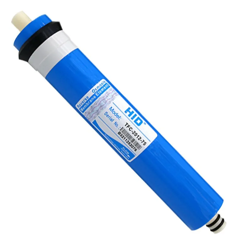 Water Filter Purifier Treatment Reverse Osmosis System HID TFC 1812- 75 GPD RO Membrane For 5 Stage