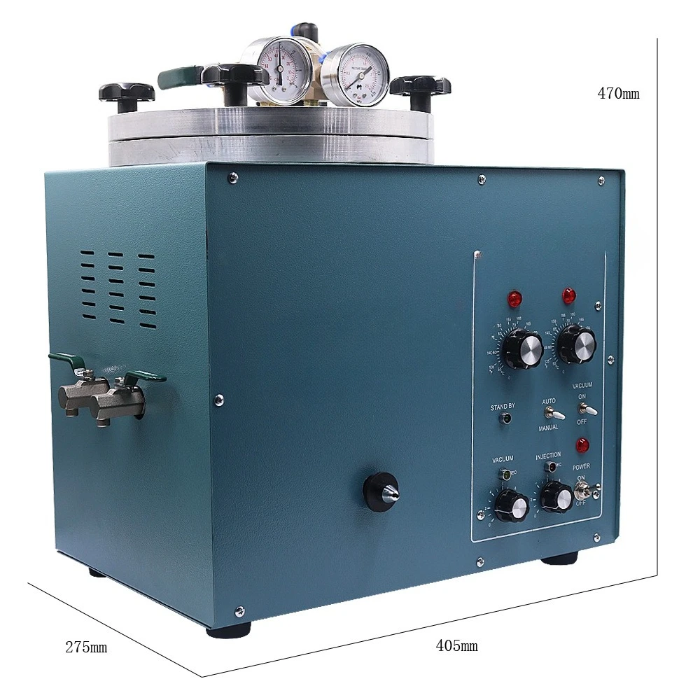 Vacuum wax injection machine/pressurized/uniform/less bubbles