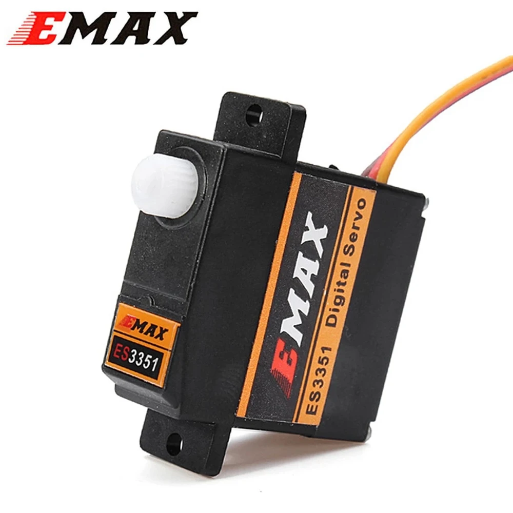 

EMAX ES3351 10.6g Mini Plastic Gear Digital Servo for RC Airplane Glider Car Drone