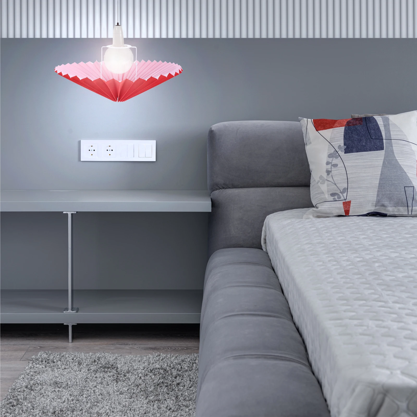 

Umbrella Lampshade Bedside Decorative Shades Decorate Cloth Replacement Fabric Light Lampshades Household