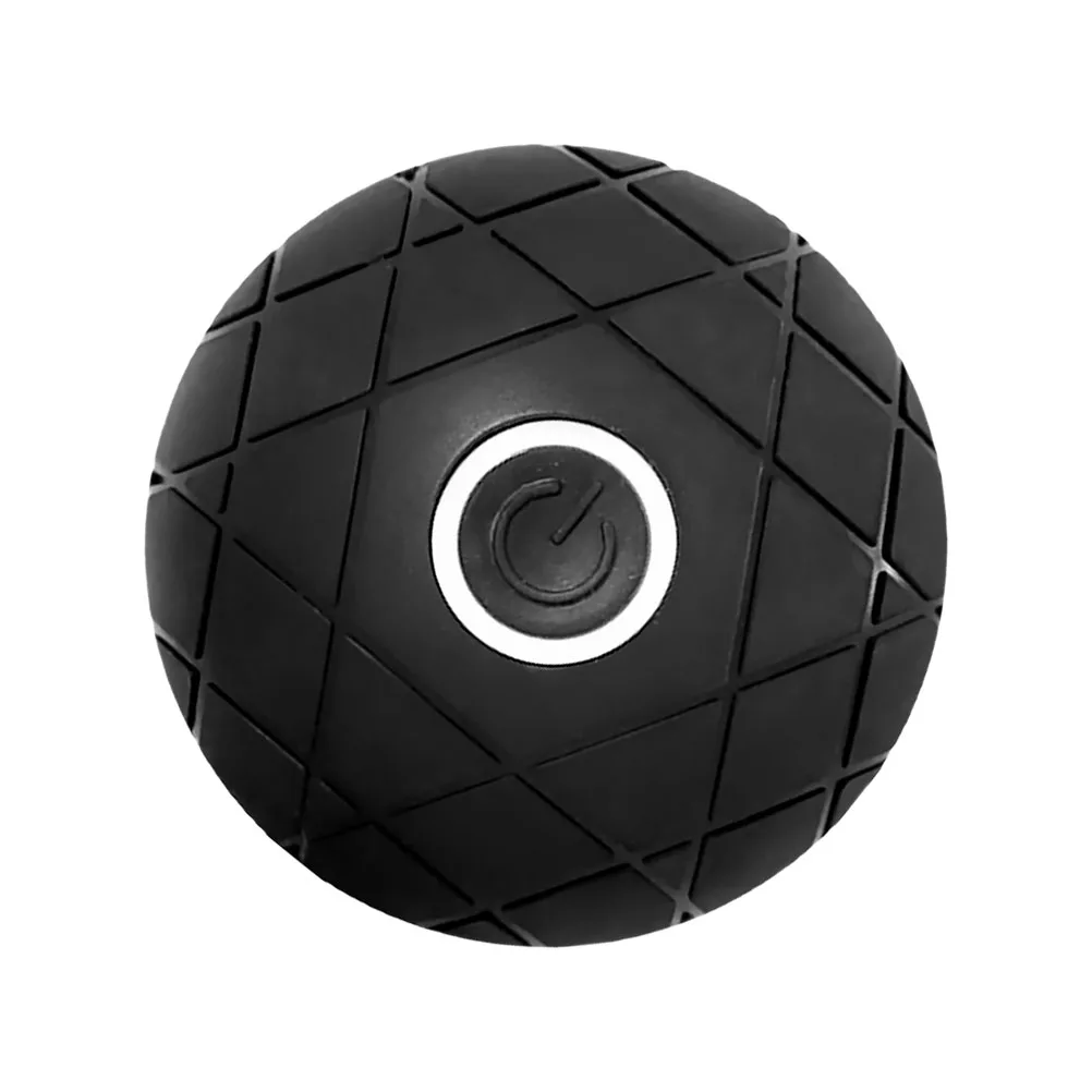 

Ball Electric Yoga Roller Rechargeable Muscle Relaxation Black Deep Tissue For Back Hips Legs Arms