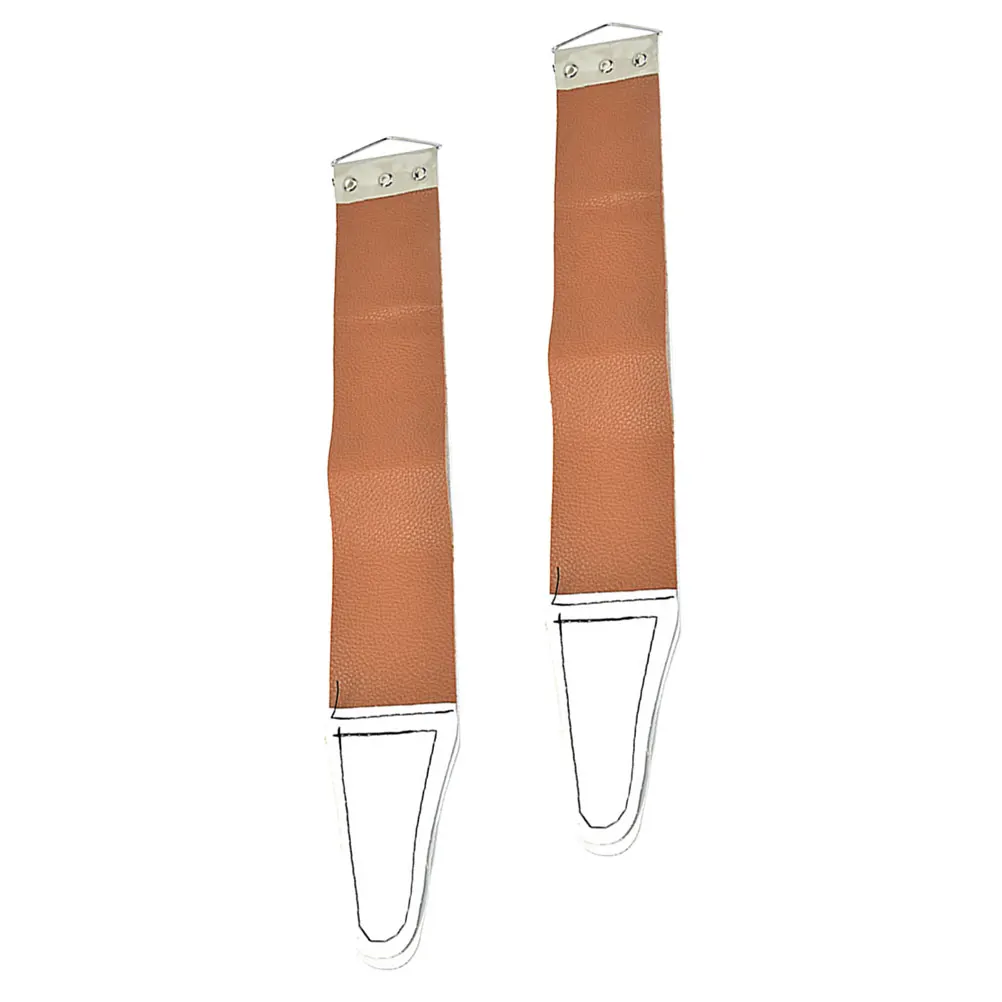 

2pcs Dual-sided Razor Strop Artificial Sharpening Cloth Straps Home Use Shaver Tool For Manual Blades