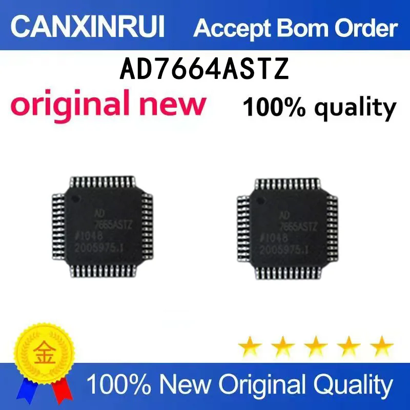 (5pcs-100pcs）AD7664 AD7664ASTZ analog-to-digital converter chip package LQFP48