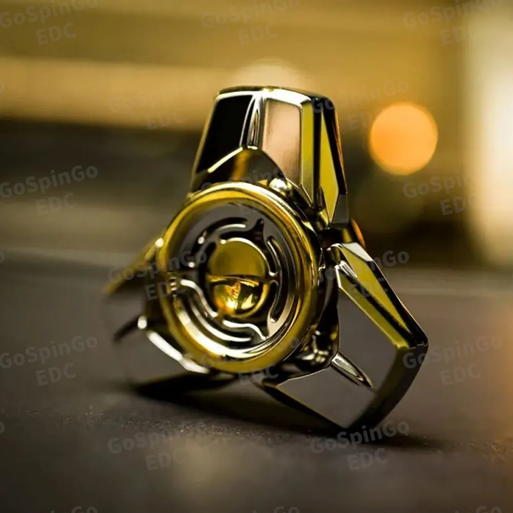 ฟิดเจ็ตสปินเนอร์ TSEDC คาบูโต แบบสามใบพัด ของเล่นคลายเครียด ของเล่นโลหะแปลกใหม่ สำหรับผู้ใหญ่
