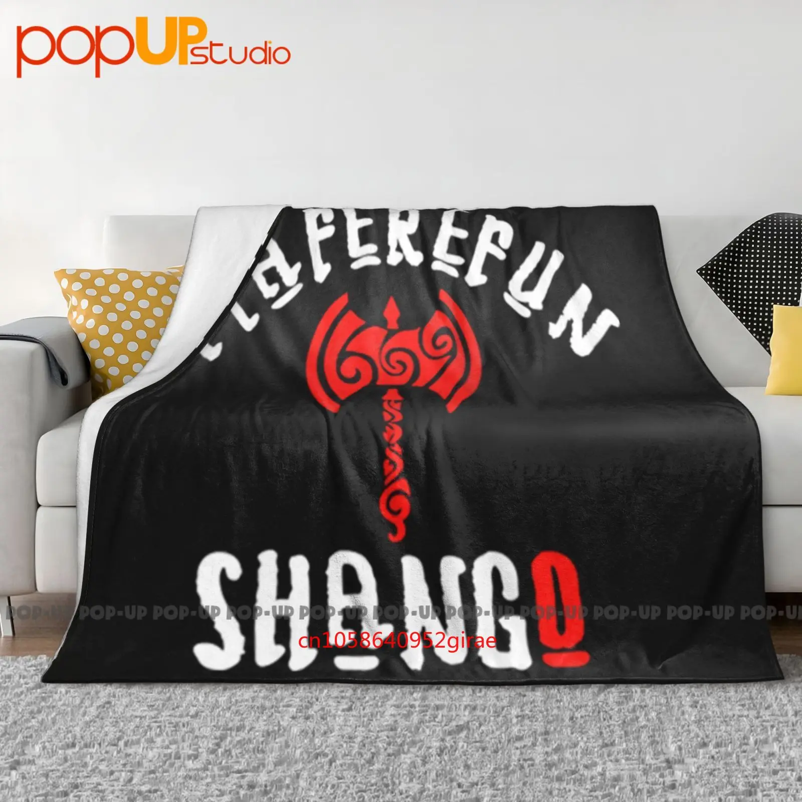 Shango Santeria Papa Chango Yoruba Ifa religión Xango Orisha diosa manta ultrasuave colcha funda de sofá de invierno fundas de cama