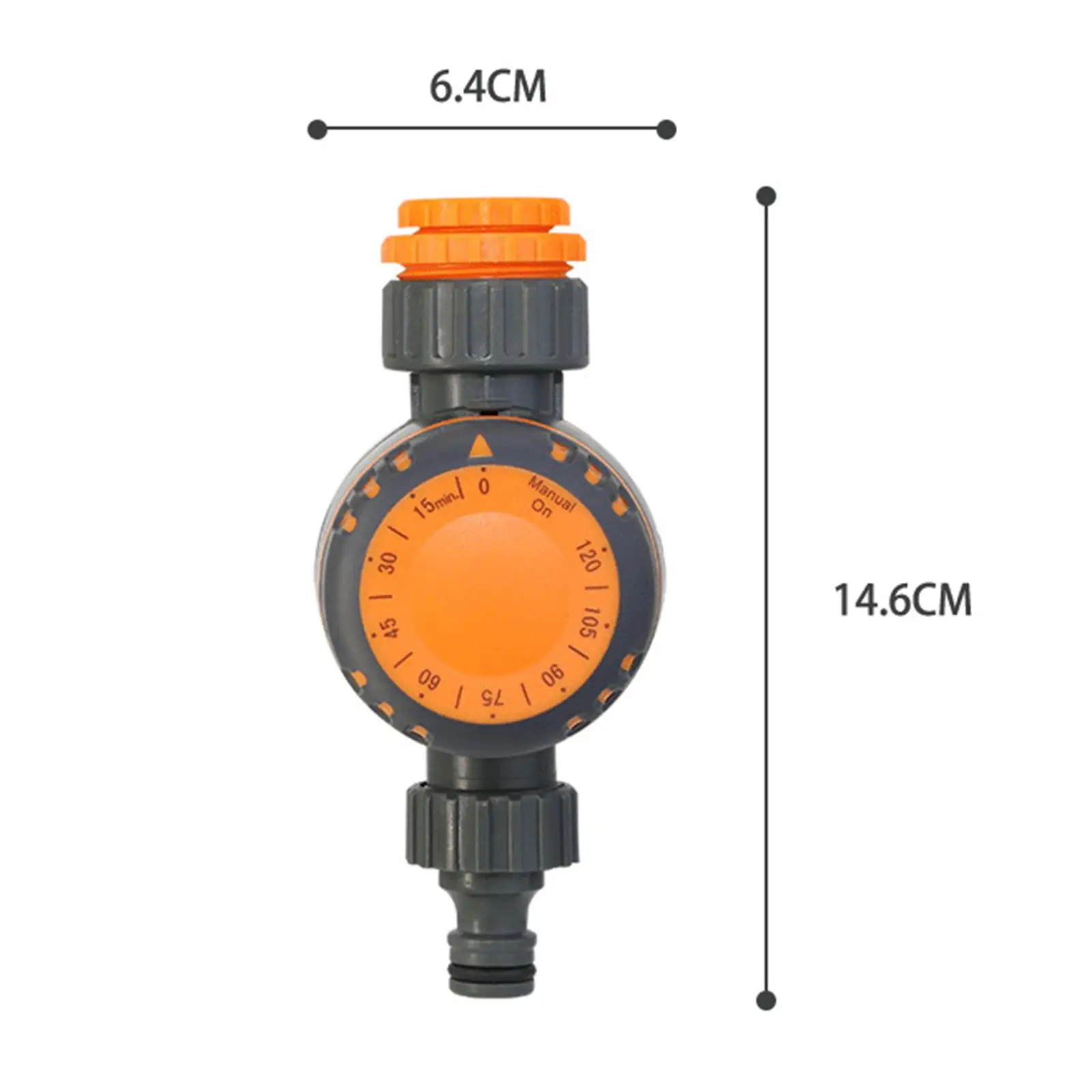 Outdoor Irrigation Timer Mechanical Water Controller Garden Tap Hose Timer for Lawn Vegetable Beds and Walkway Edges