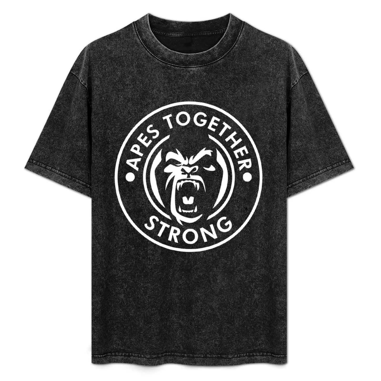

Apes Together Strong Meme - White T-Shirt All Weather Casual Short Sleeve