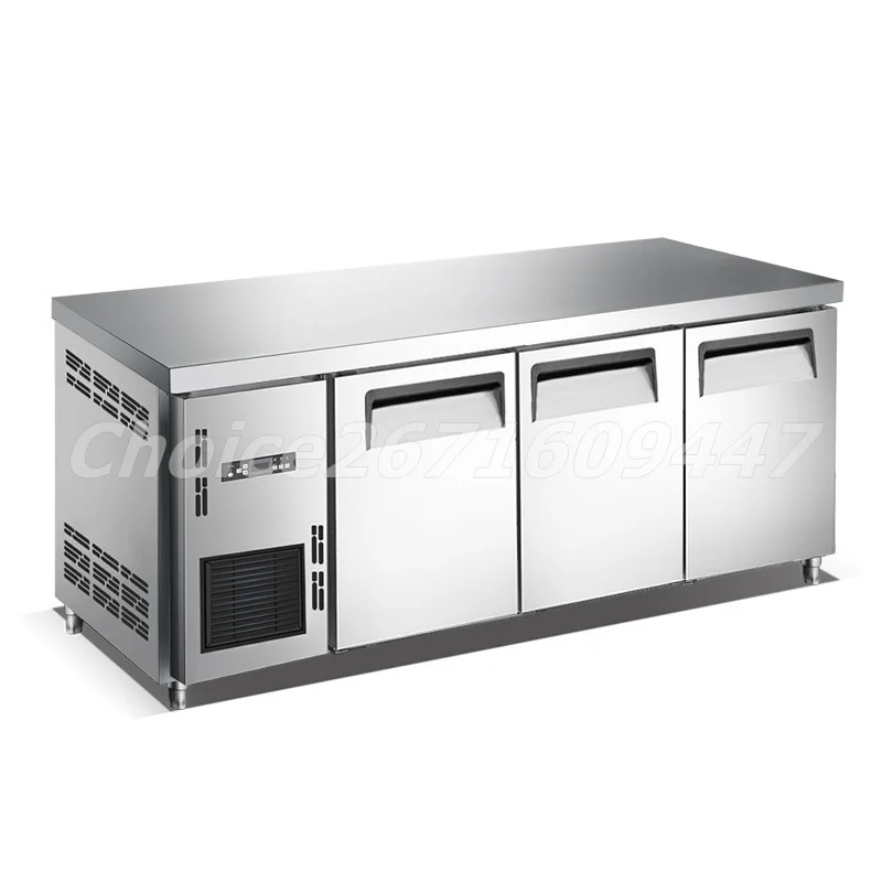 1.2/1.5/1.8/2.3M Commercial Air-Cooled Pizza Salad Table Fresh-Keeping Freezer Fruit Refrigeration Workbench