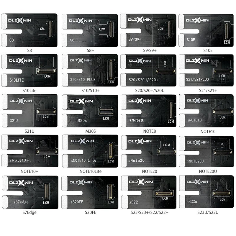 LCD Testing Cable For Samsung S8-S20u S21 S22 S23 Plus A60-A90 A21-A71 Screen Display Function Checking Tool To S800 Tester Use