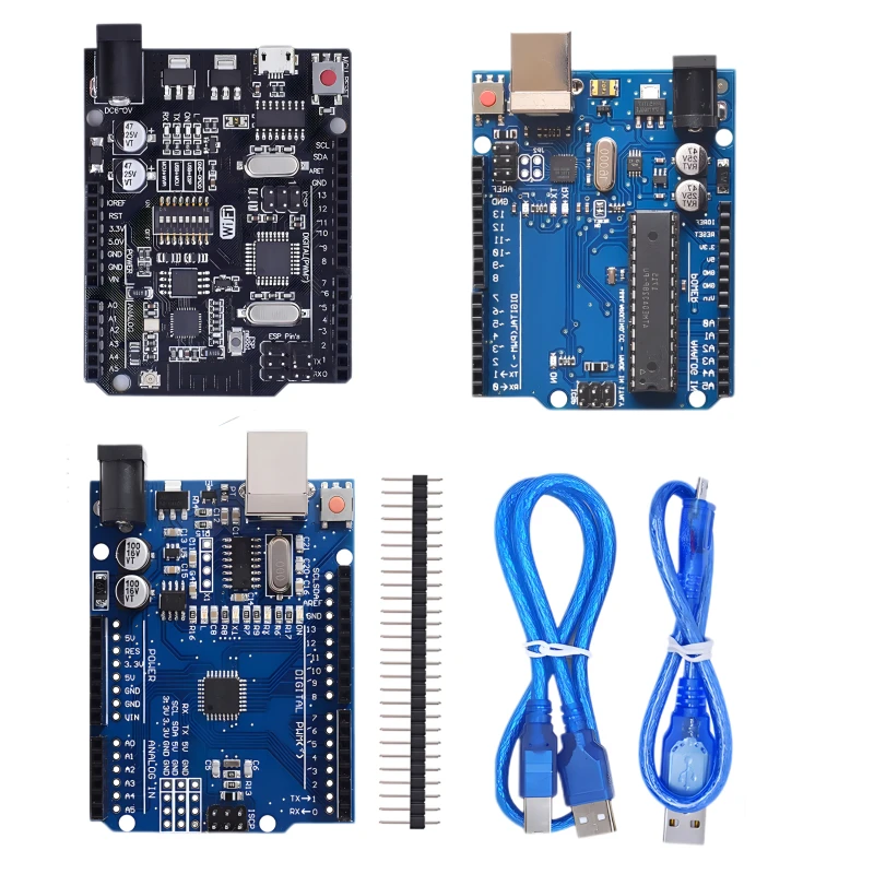 Uno R3 Officiële Atmega16u2/Uno Wifi R3 Mega 328P Chip Ch 340G Voor Arduino Uno R3 Development Board Wemos Esp8266