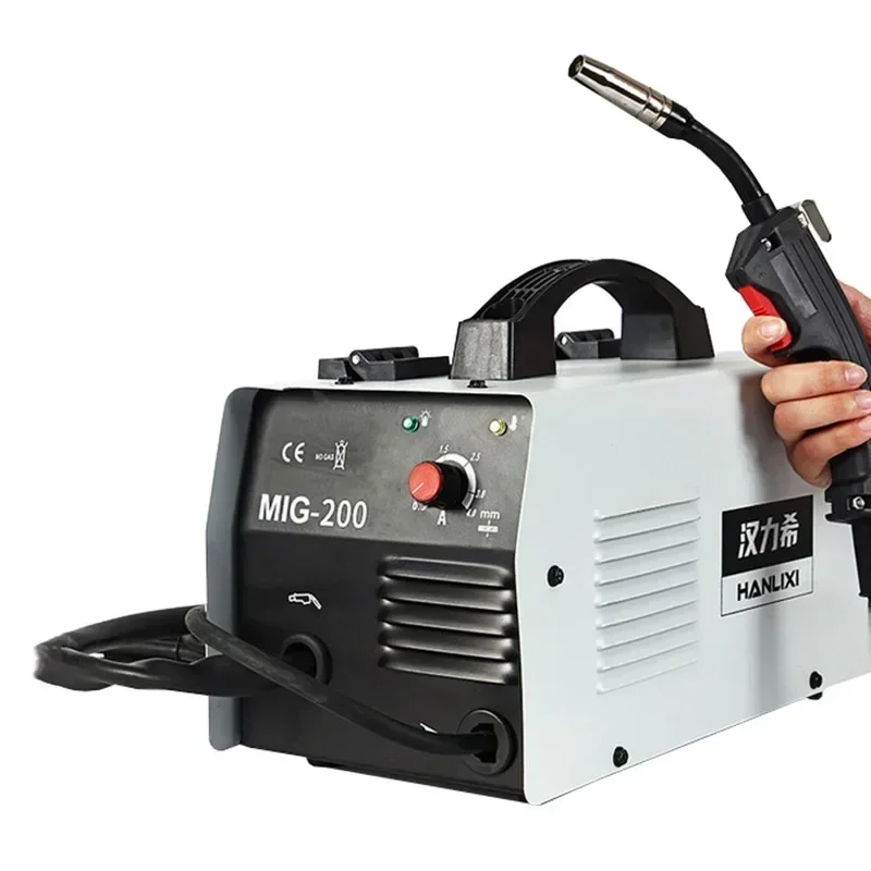 

5000W 200A MIG Welding Machine No Gas Small Semi-automatic for MIG Welder Flux Core Wire Gasless Welding Machine Inverter