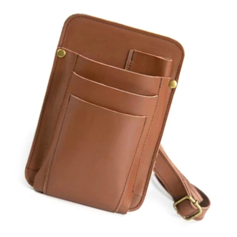 Borsa per attrezzi in pelle Cintura per attrezzi da falegname resistente in pelle Borsa per attrezzi per elettricista Drosphip