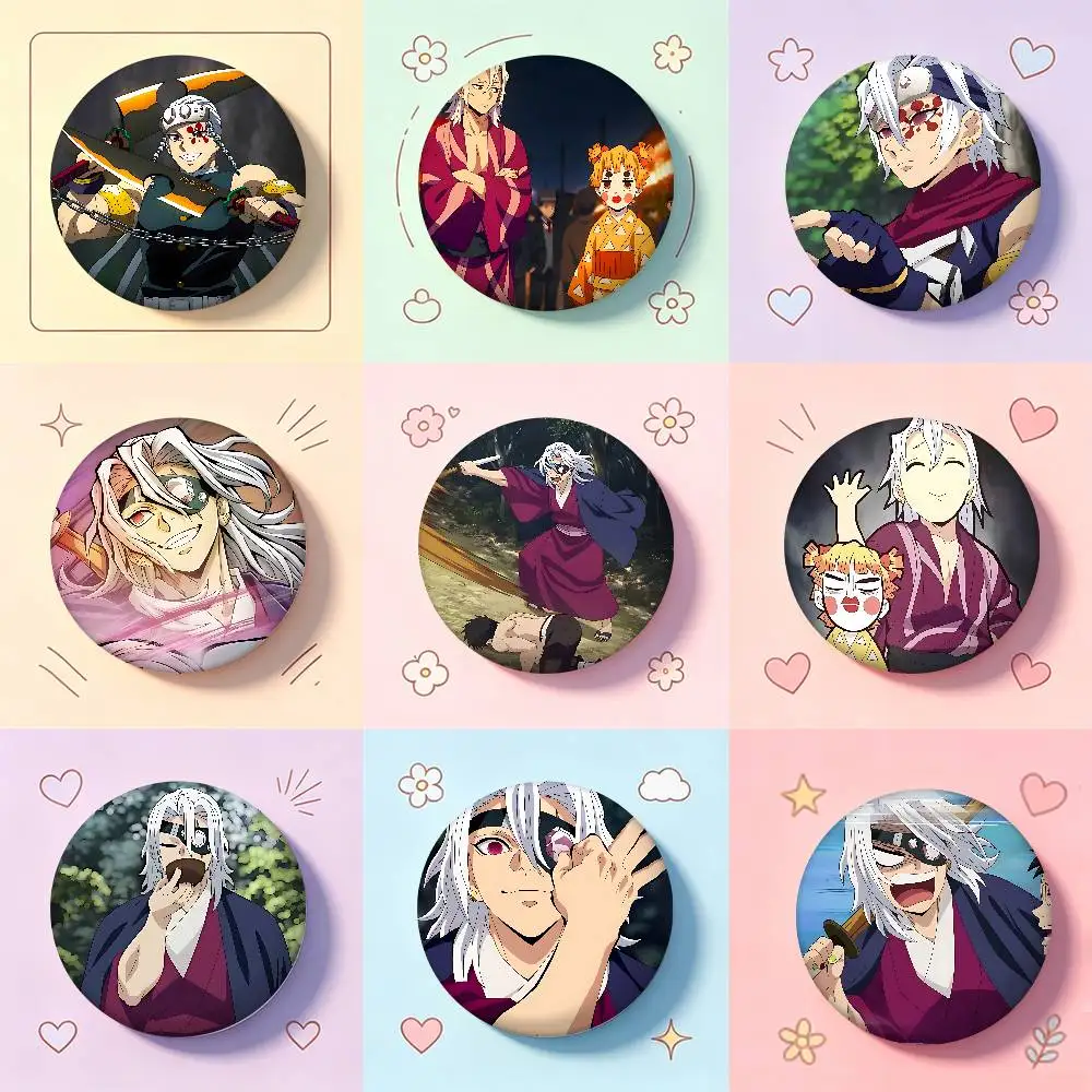 Cool T-tengen U-uzui-S Cartoon Star Badges, Brooches, Pins, Tin Props, Christmas Gifts, Birthday Gifts