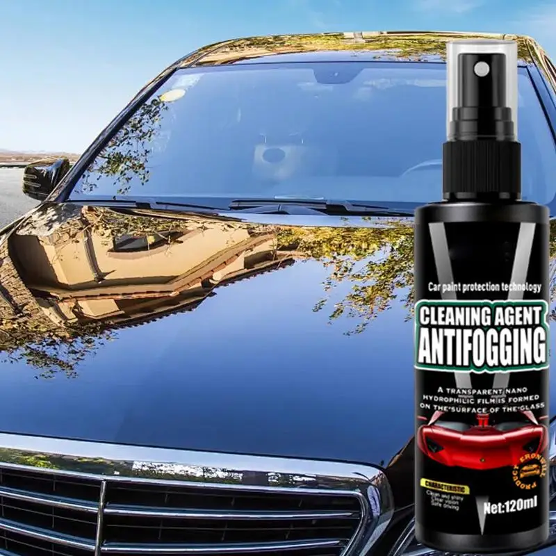 120ml carro anti-nevoeiro spray de vidro antiembaçante agente de revestimento desembaçador telas de janelas de automóveis espelho pára-brisa desembaçamento mais limpo