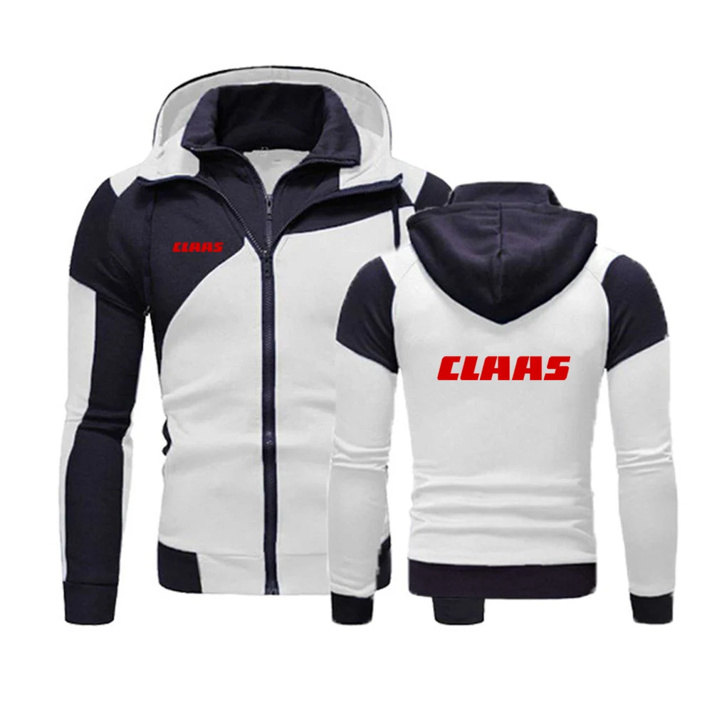 2023 New Men's CLAAS Printing Sweatshirt Hoody Spring Autumn Fashion Fleece Cotton Harajuku Casual Zipper Jacket Hoodies Coat