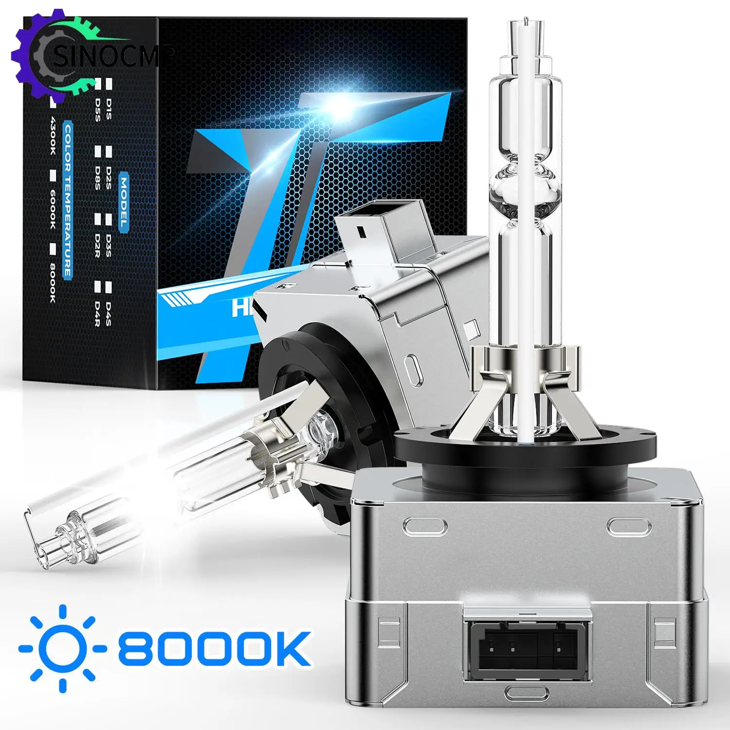 

2Pcs D1S HID Bulbs Xenon Headlight Bulb Car LED Headlights Canbus 35W 8000K Standard Lamp Cars Head Light Accessories Replace