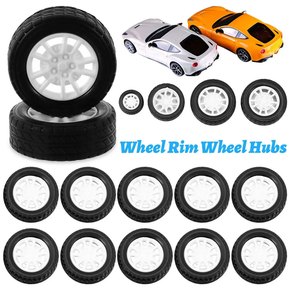 Gift Toy Children Toys RC Car Spare Parts Rubber Tires Wheel Hubs Upgrade Wheels