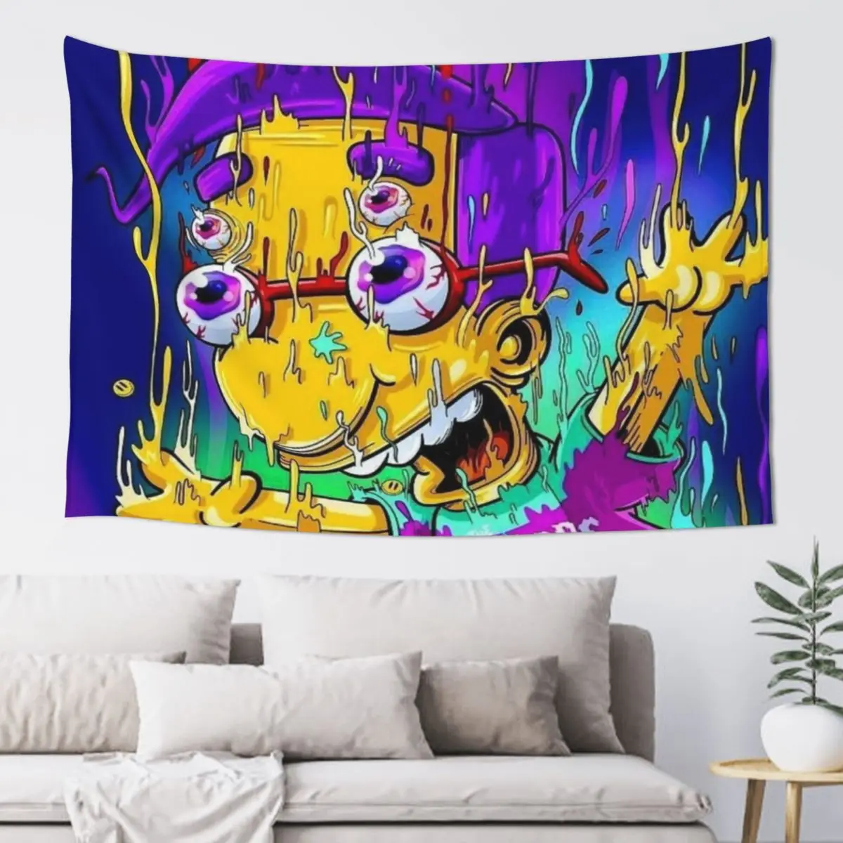 

Milhouse Tapestry Anime Decor Decorative Paintings Nordic Home Decor Room Aesthetic Tapestry