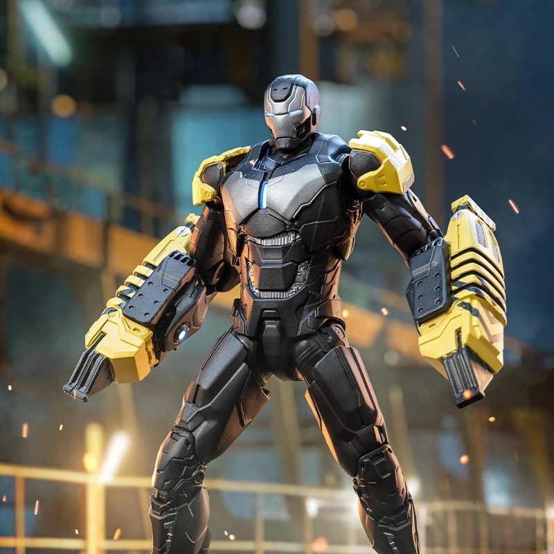 ZDTDS Iron Man MK25 Striker Avengers Articulated Action Figure Collectible Model Desktop Display Gift For Adult Fans