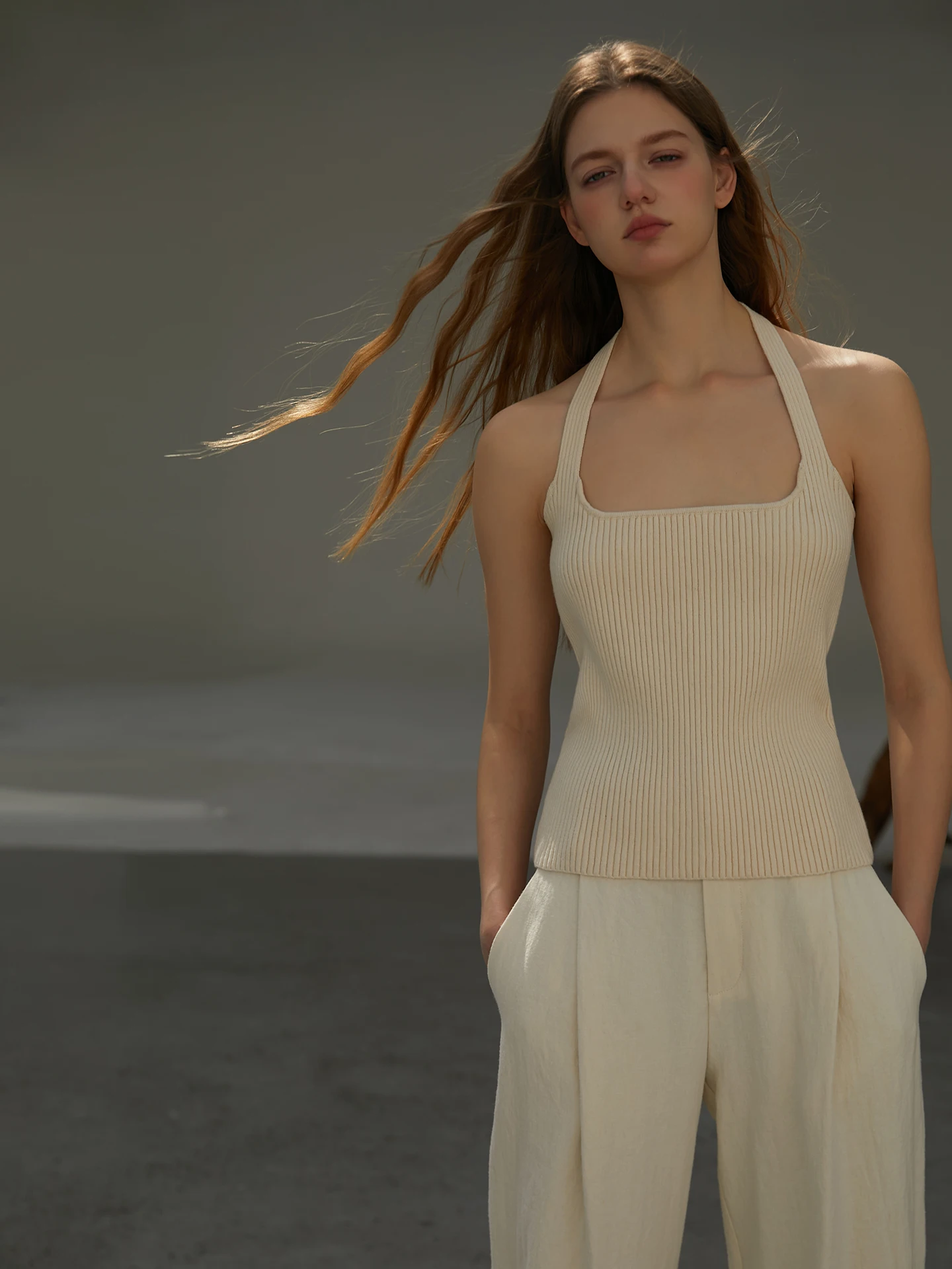 

Эластичный трикотажный жилет из шелка с широким воротником, женский, для повседневной носки, облегающий, из смесовой ткани (хлопок, вискоза)