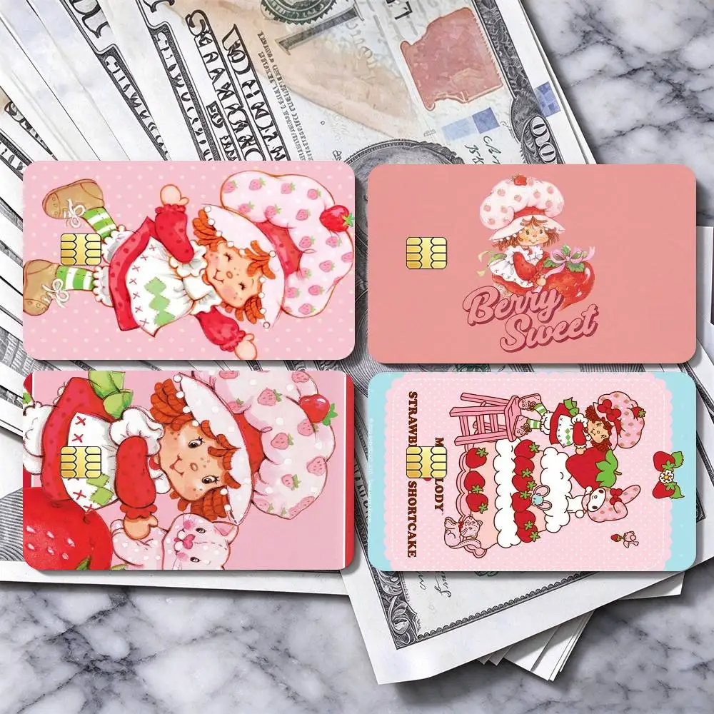Strawberry Shortcake  Credit Card HD Stickers Premium matte film effectively prevents fingerprints and daily abrasion.