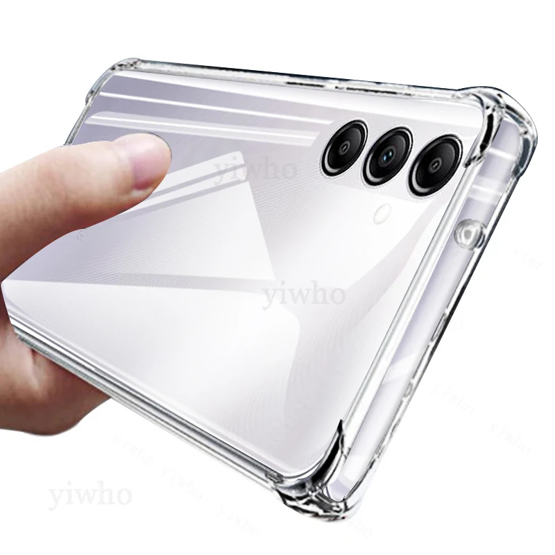 Luxury Clear Soft Silicone Case For Samsung a14 5g Shockproof Transparent For Galaxy a 14 5g Mobile Phone Cases back Covers