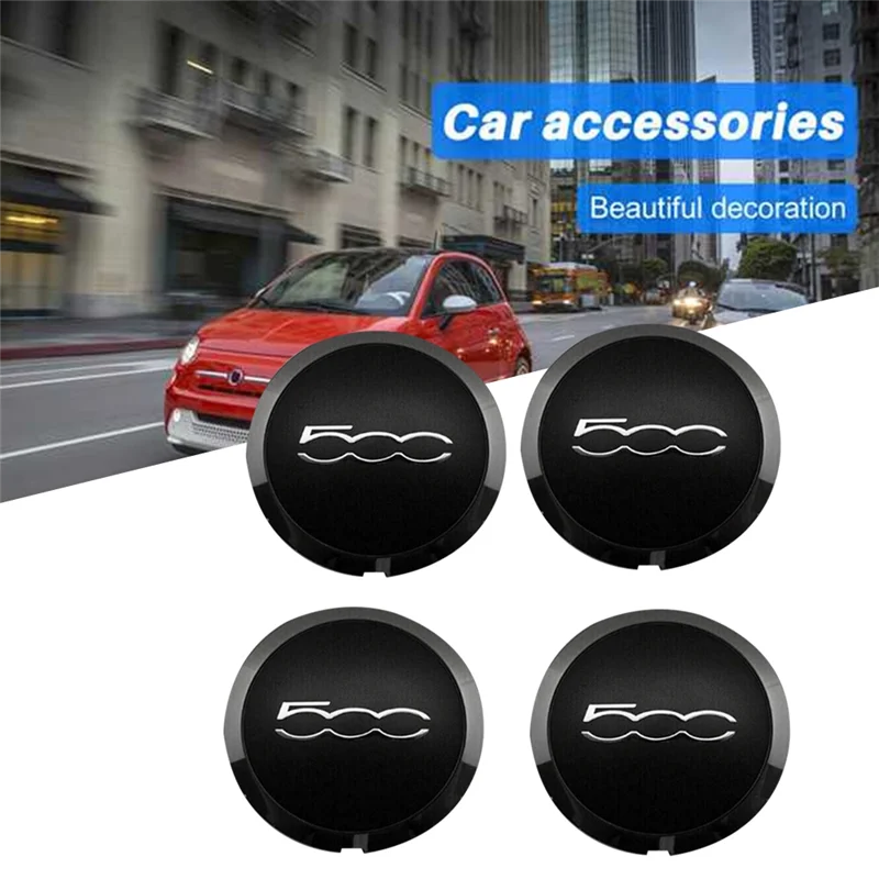 BB-4 шт., колпаки 133 мм для Fiat 500, запасные части, колпаки для центральной ступицы колес 68078419AC 68078421AC, пылезащитный чехол 51884863, черный