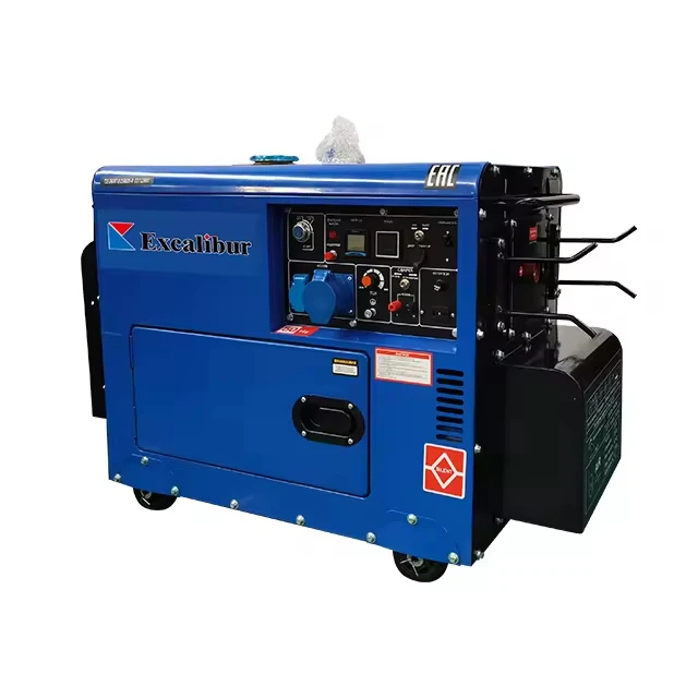 

Excalibur 10kva 10kw Silent die sel Generators 10kw 10kva die sel Generator Set for Home Silent