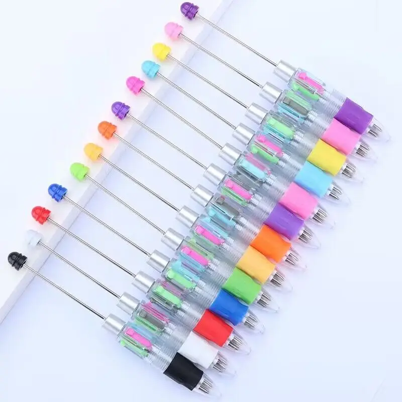 1pcs 5pcs 10pcs 50pcs Four Colour Refills Beaded Pens for Beadable Ballpoint Pen for Student Gift School Luxury Signature Pen