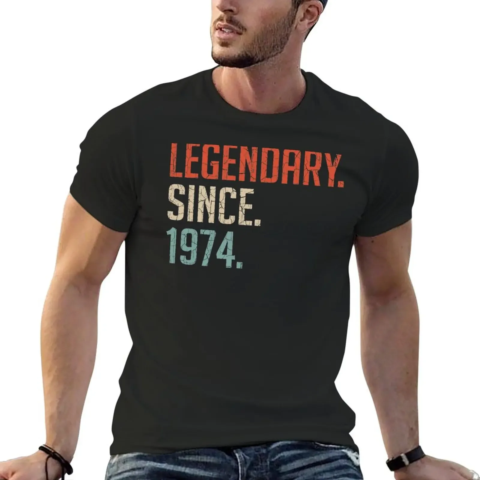

Legendary Since 1974 46th Birthday Gift 46 Years Old Vintage 1974 T-Shirt sports fans t shirts for men pack