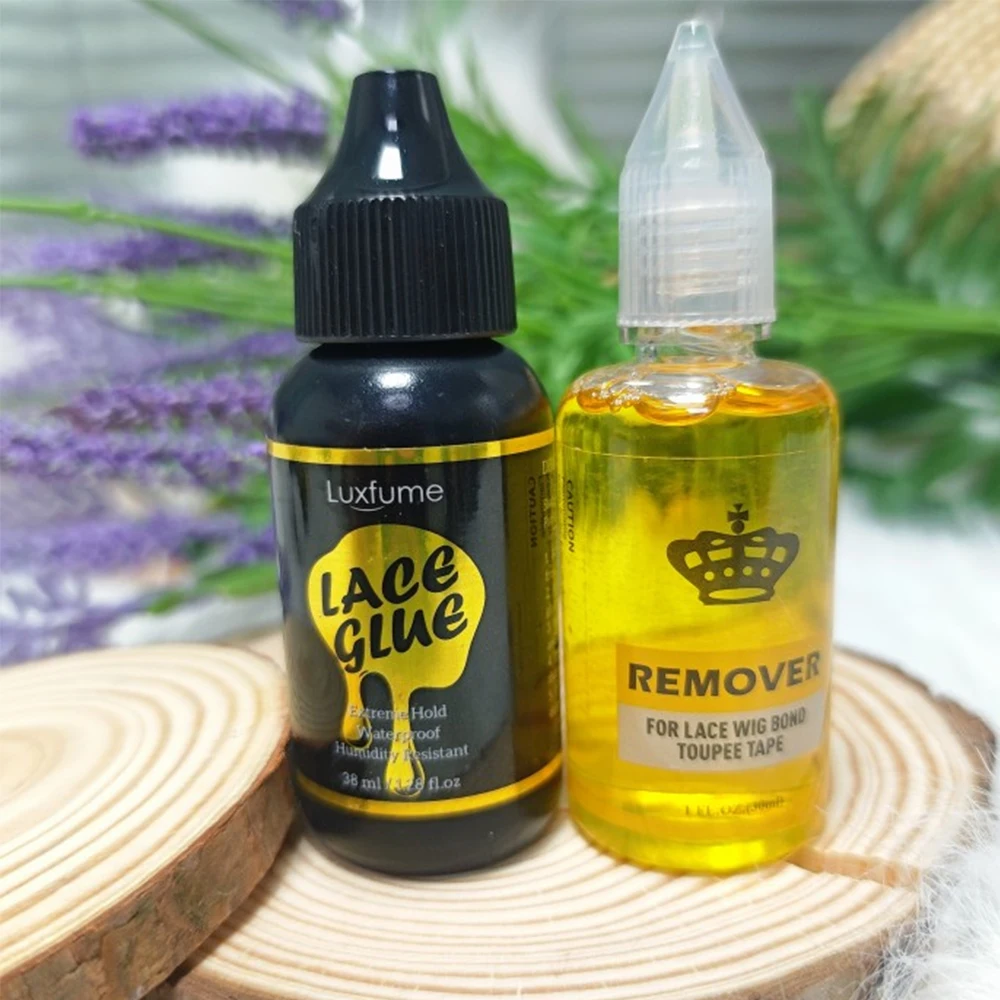 38ml vades Wig installation kit set wig lace glue Super Lace Glue For Lace Wigs/Toupee/Closure Waterproof lace wig glue