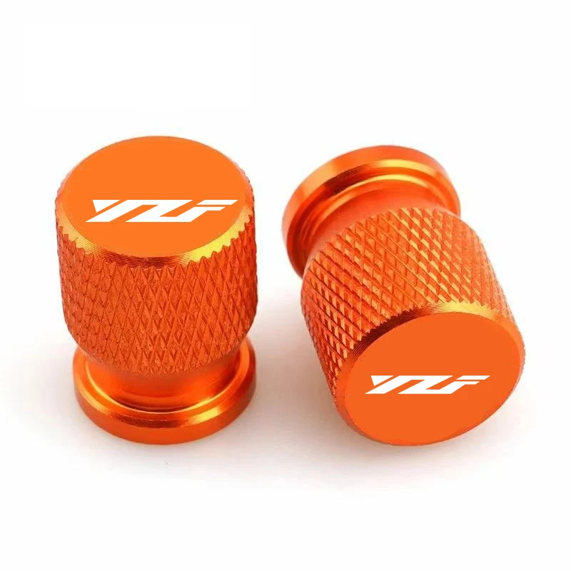 Para yamaha yzf r3 r25 r6 r1 r125 250 2 pçs tampa da válvula do pneu da motocicleta de alumínio à prova de poeira universal