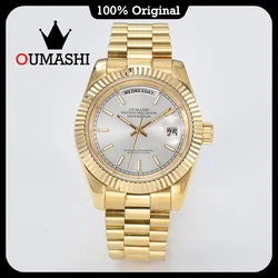 OUMASHI Watches Sunday Watch C3 Luminous Hands Double Calendar Watch Sapphire Glass High End Luxury Men's Watches