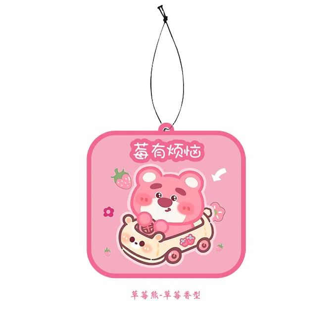 Sanrio-comprimidos fragantes de Anime, tableta de aromaterapia para coche, colgante, tabletas de Perfume, decoración de tarjeta de fragancia para habitación de coche de alta gama