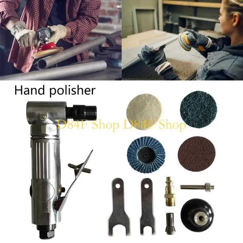 

Пневматическая шлифовальная машина D84F со скоростью 20 000 об/мин, идеально подходящая для металлообработки и столярных работ.