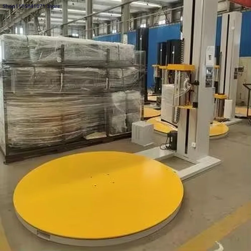 Automatic Pallet Wrapping Machine Industrial Wrap 15mic Stretch Film Logistics Packaging Printing Supporting Equipment Business view 6