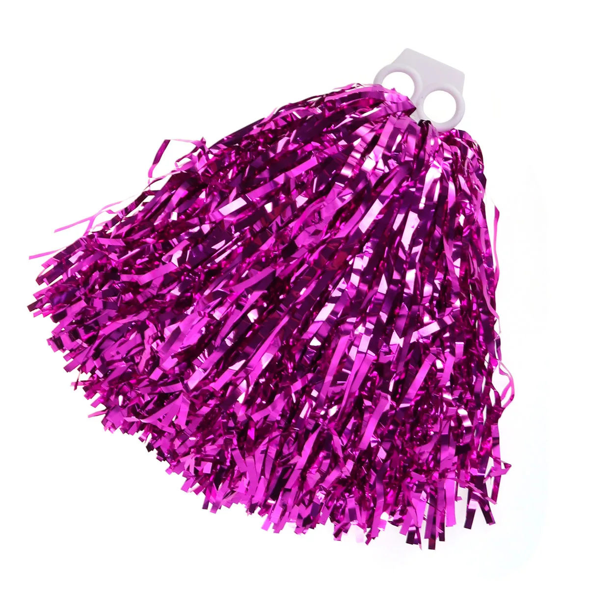 

Plastic Ring Pom Poms 50G Cheerleader Lightweight Unbreakable Glossy Color Cheering Kit For Sports Events