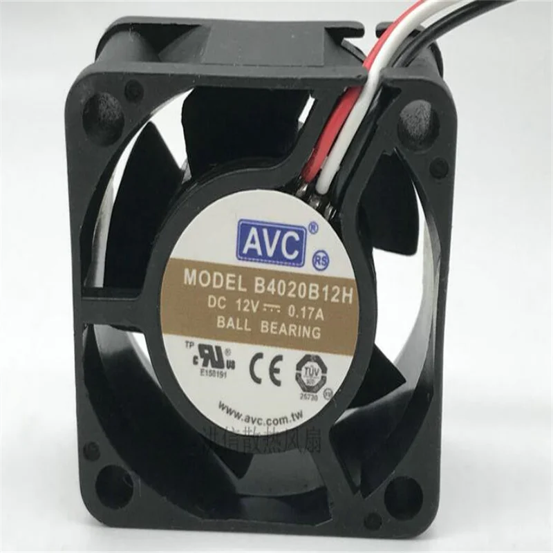 Avc B4020B12H 4センチメートル4020 12v 0.17A 3線式冷却ファン