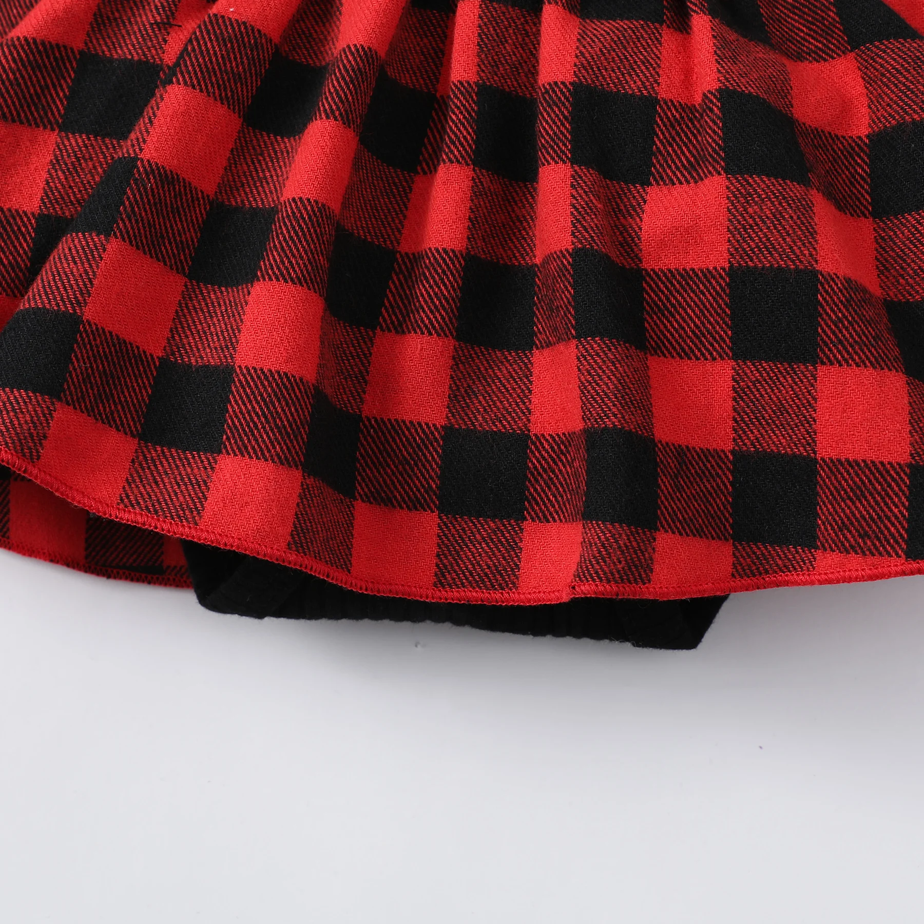 2pcs Newborn Baby Girl Red Plaid Bow Long sleeved Dress+Headband 0-18 Months Baby Girl Spring Autumn  Dress Baby Party Costumes