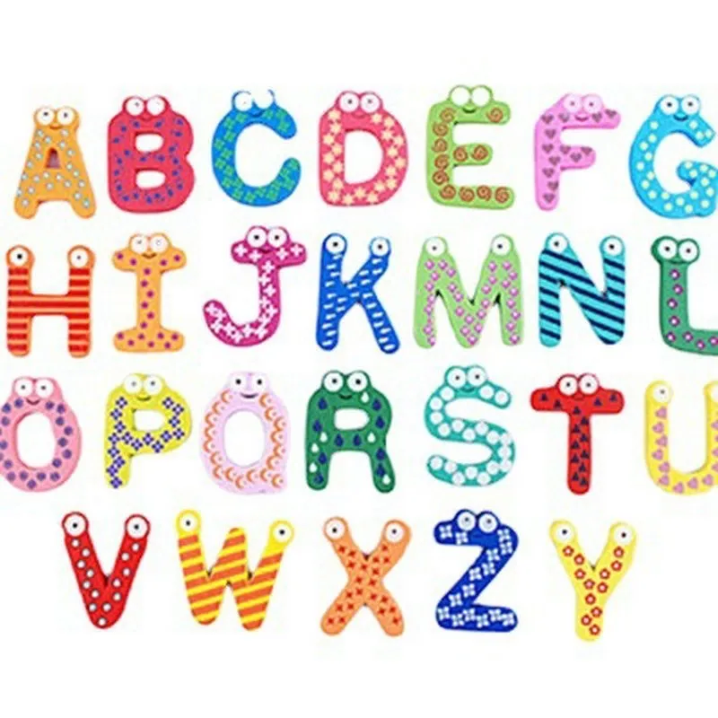 

10pcs Fridge Magnetic Letters Numbers Alphabet ABC Children's Early Education Puzzle Blackboard Sticker Teaching Auxiliary Tool