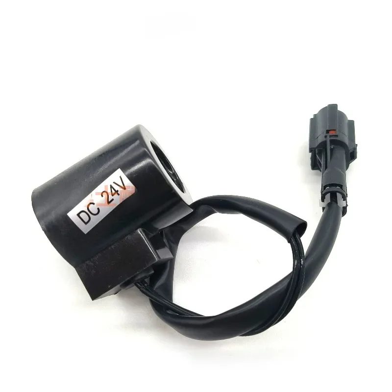 1PC Excavator Parts For Hitachi EX55/70/60/200-6/C210/135/120 Travel Speed Solenoid Valve Coil